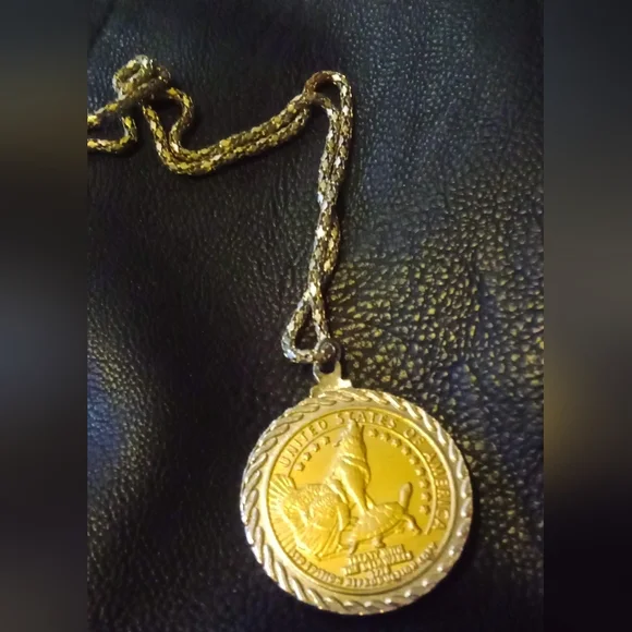 American Indian Relief Counsel Coin Necklace - Picture 3 of 4